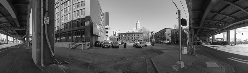 Alaskan Way & Yesler Way, Pioneer Square, Seattle WA