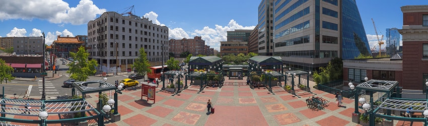 Chinatown-International District Station Plaza, Seattle WA