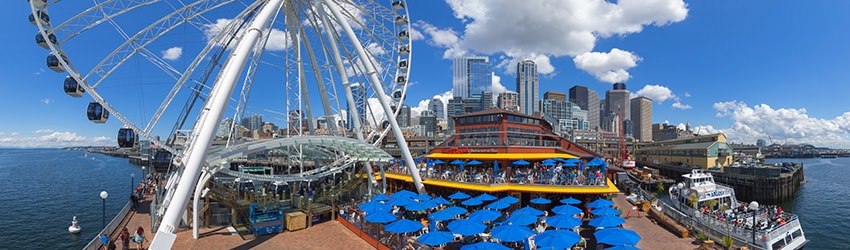 Pier 57 & The Great Wheel, Seattle WA