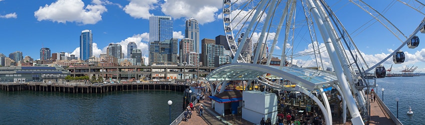 The Great Wheel at Pier 57, Seattle WA