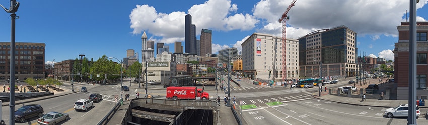 4th Ave S & 2nd Ave Ext, Pioneer Square, Seattle WA