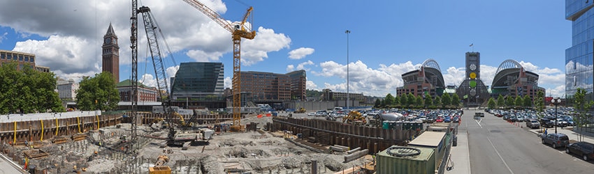 New Construction, Stadium Place, Pioneer Square, Seattle WA