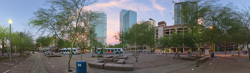 Transit Center, 1st Ave & Van Buren, Phoenix AZ