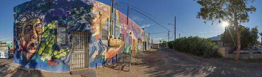 Alley Murals, 16th St & Edgemont, Phoenix AZ