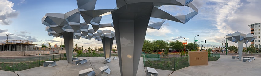 "Shadow Play" Art Installation by J. Meejin Yoon, Phoenix AZ