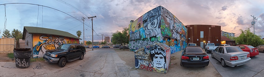 Graffiti Alley, NW of 5th St & Garfield, Roosevelt Row, Phoenix AZ