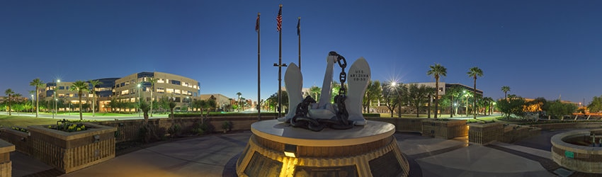 Anchor, USS Arizona, Wesley Bolin Memorial Plaza, Phoenix AZ