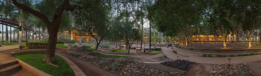 Gardens, Arizona Center, Phoenix AZ