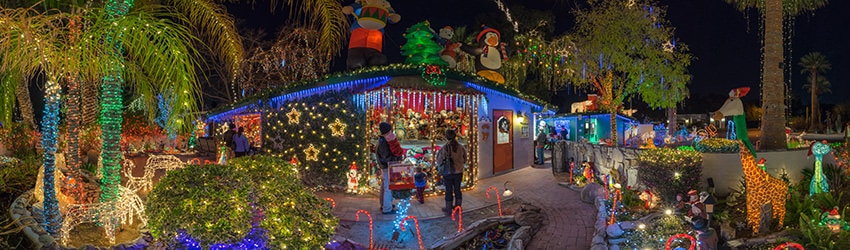 Christmas Lights, Sepanek House, Phoenix AZ