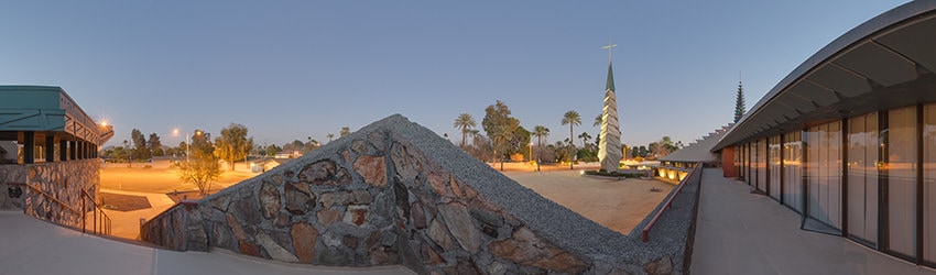 First Christian Church, by Frank Lloyd Wright, Phoenix AZ
