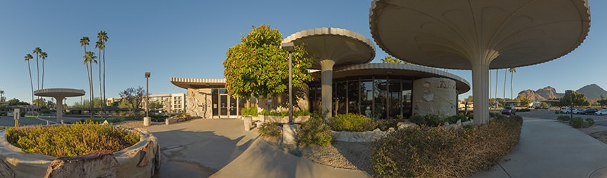Dendriform Column Bank Branch (1968), by Frank Henry, Phoenix AZ