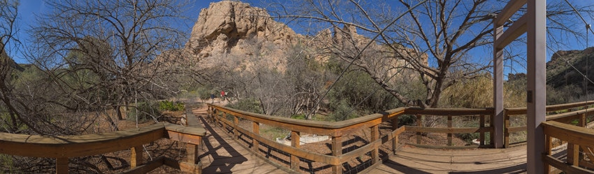 Queen Creek Bridge, Boyce Thompson Arboretum, Superior AZ