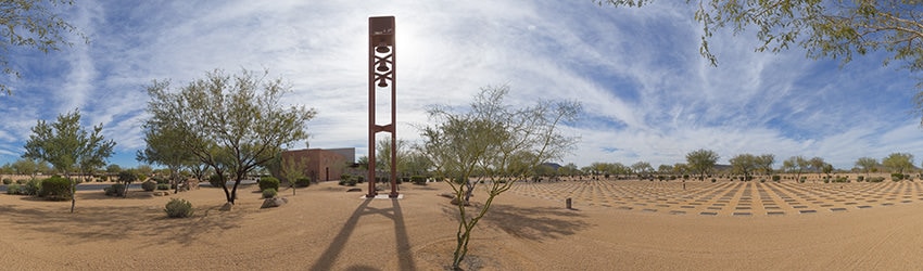 Grounds of the National Memorial Cemetery of Arizona, Phoenix AZ