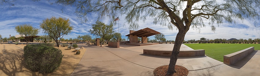 Grounds of the National Memorial Cemetery of Arizona, Phoenix AZ