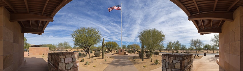 Grounds of the National Memorial Cemetery of Arizona, Phoenix AZ