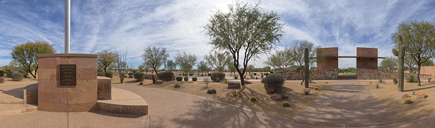 Grounds of the National Memorial Cemetery of Arizona, Phoenix AZ
