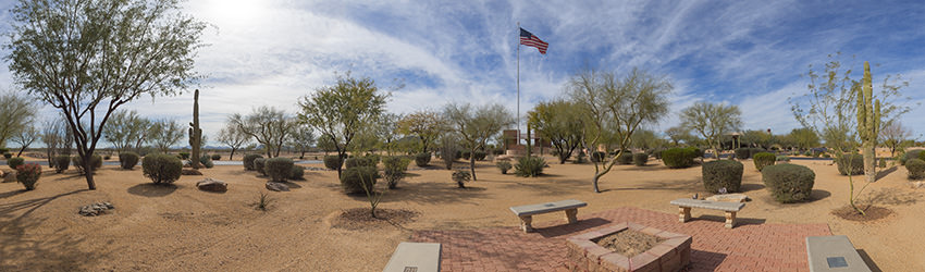 Grounds of the National Memorial Cemetery of Arizona, Phoenix AZ