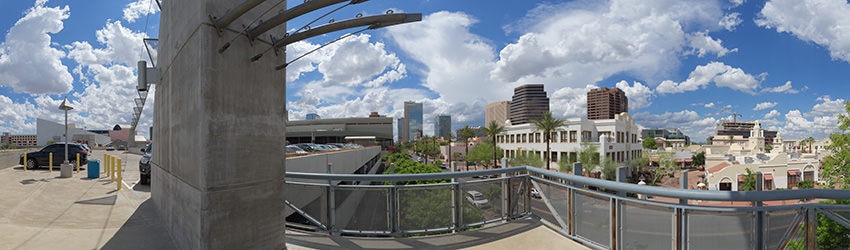Parking View, 6th St & Monroe, Phoenix AZ