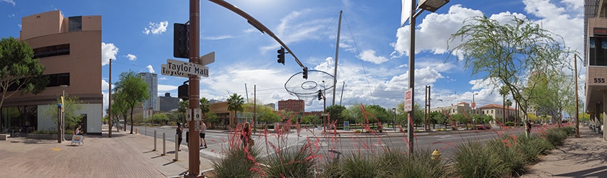 Central & Taylor Mall, ASU, Phoenix AZ