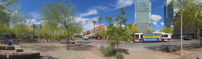 Transit Center, 1st Ave & Van Buren, Phoenix AZ