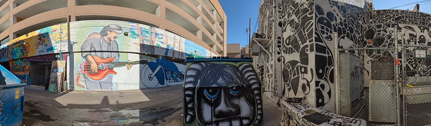 Alley Graffiti, NW of 2nd St & Washington, Phoenix AZ