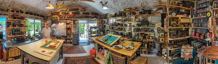 Artist AH Smith in his Studio, Phoenix AZ