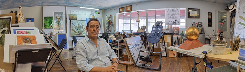 Artist Agustin Vargas in his Studio, Phoenix AZ