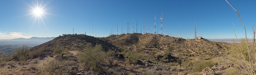 Mount Suppoa (TV Tower Peak), South Mountain Preserve, Phoenix AZ