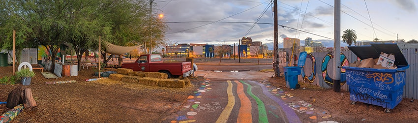 Alley, Garfield W of 6th St, Phoenix AZ