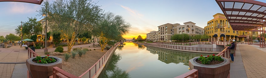 South Bridge, Arizona Canal, Scottsdale AZ