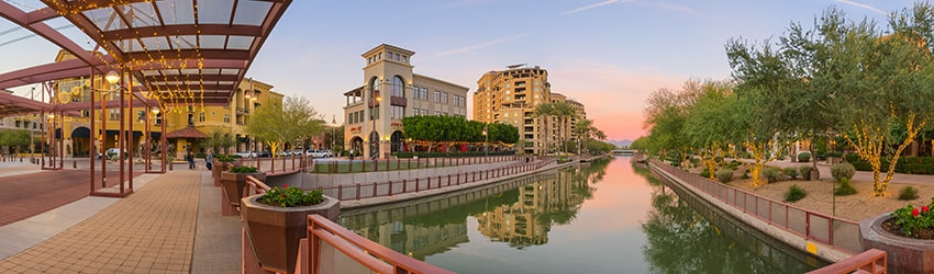 South Bridge, Arizona Canal, Scottsdale AZ