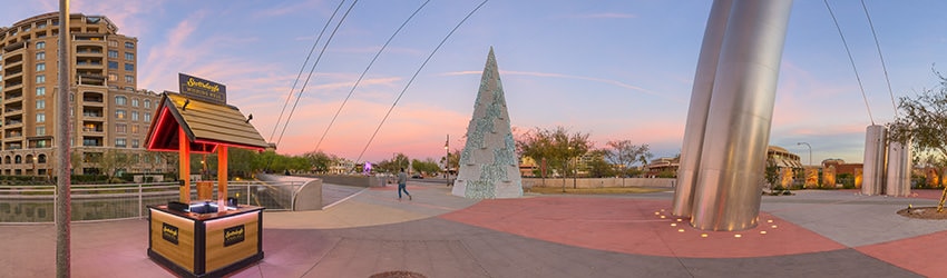 Soleri Bridge Plaza, Scottsdale AZ