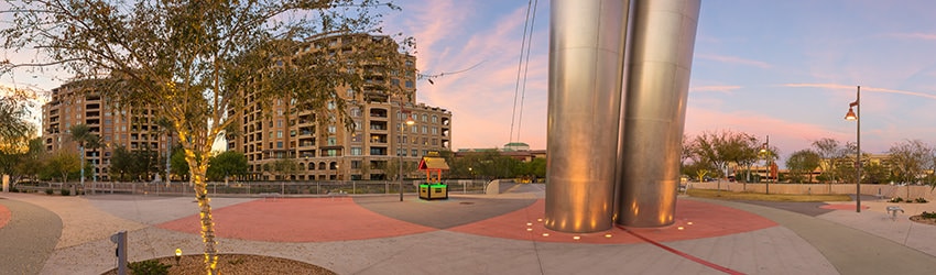 Soleri Bridge Plaza, Scottsdale AZ