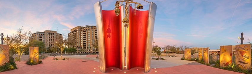 Soleri Bridge Plaza, Scottsdale AZ