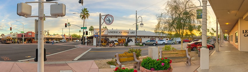 Scottsdale Rd & Main St, Scottsdale AZ
