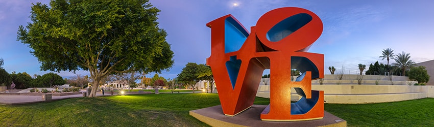 "Love" Sculpture by Robert Indiana, Scottsdale AZ