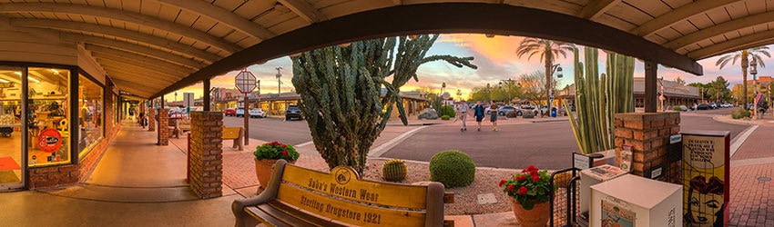 E 1st Ave & Brown, Old Town Scottsdale AZ