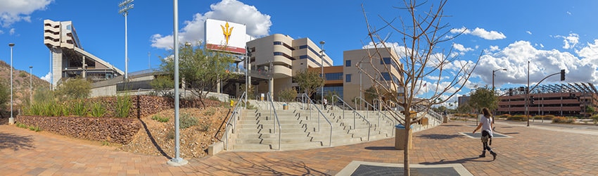 Plaza, ASU Sun Devil Stadium, Tempe AZ