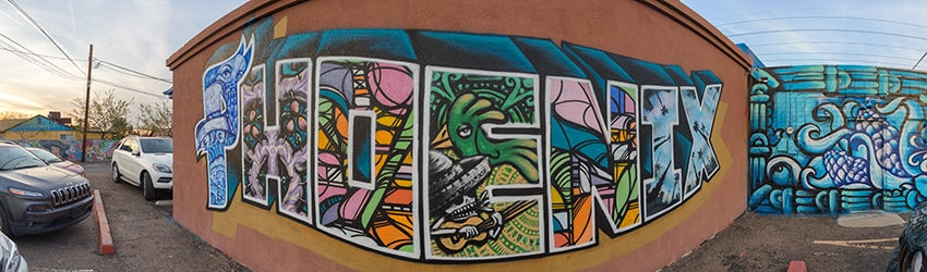 Calle 16 Mural Project, Barrio Cafe Alley, Phoenix AZ
