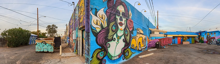 Calle 16 Mural Project, Barrio Cafe Alley, Phoenix AZ