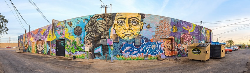 Calle 16 Mural Project, Barrio Cafe Alley, Phoenix AZ