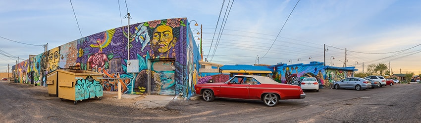Calle 16 Mural Project, Barrio Cafe Alley, Phoenix AZ