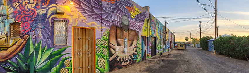 Calle 16 Mural Project, Barrio Cafe Alley, Phoenix AZ