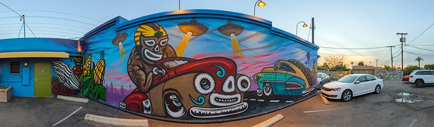 Calle 16 Mural Project, Barrio Cafe Alley, Phoenix AZ