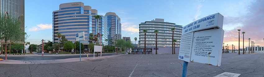 Parking Lot, N Central Ave, Phoenix AZ