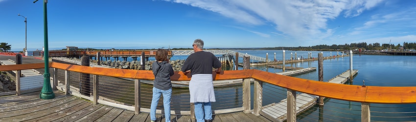 Harbor Boardwalk, Bandon OR
