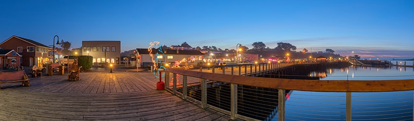 Harbor Boardwalk, Old Town Bandon OR