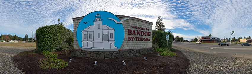 Welcome Sign, Bandon OR