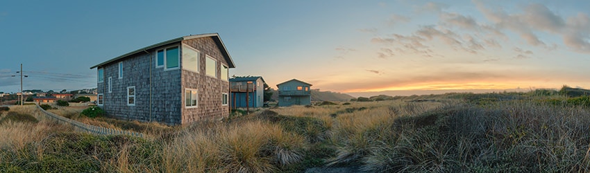 South Jetty Neighborhood Sunset, Bandon OR