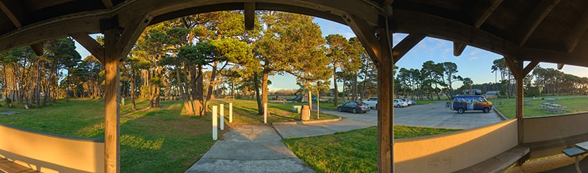 Gazebo at City Park, Bandon OR